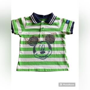 DISNEY Collared Striped Shirt size 24M